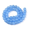 Dyed Natural White Jade Beads Strands G-T138-S11-2