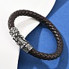 Braided Microfiber Leather Bracelets for Men Women BJEW-H631-01AS-02-2