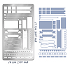 Retro Stainless Steel Metal Cutting Dies Stencils DIY-WH0242-282-2