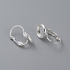 304 Stainless Steel Leverback Earring Settings LS-STAS-F191-03S-14mm-3