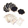 Cloud Wooden Mini Chalkboard Signs LS-AJEW-M035-06-5