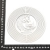 201 Stainless Steel Connector Charms/Links STAS-D386-05D-P-3