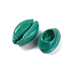 Baking Paint Cowrie Shell Beads SSHEL-M023-01L-2