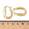 Oval 201 Stainless Steel Hoop Earrings EJEW-Z151-06G-5
