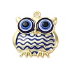 Glitter Zinc Alloy Enamel Pendants ENAM-Z011-03G-1