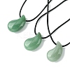 Natural & Synthetic Gemstone Pendant Necklaces NJEW-C046-03-2