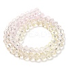 Transparent Painted Glass Beads Strands LS-DGLA-A034-T6mm-A25-5