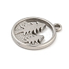 Non-Tarnish 304 Stainless Steel Pendants STAS-N103-133P-2