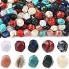 100Pcs 10 Styles Acrylic Beads OACR-FS0002-67-1