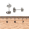 304 Stainless Steel Stud Earrings for Women LS-EJEW-G459-01C-P-3