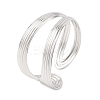 304 Stainless Steel Cuff Bangles for Women BJEW-B150-02P-4
