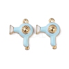 Alloy Enamel Pendants LS-ENAM-R149-11B-G-1