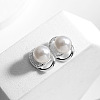 Oval Alloy Pendant Necklaces & Stud Earrings & Ring Sets for Women WG7FFA6-01-3