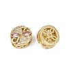 Brass Pave Cubic Zirconia Multi-strand Links ZIRC-F145-06G-02-2