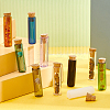 10Pcs 10 Colors Tube Glass Cork Bottles Ornament DJEW-PH0001-13-3