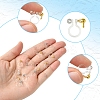 12Pcs 2 Colors 304 Stainless Steel and Plastic Clip-on Earring Findings KY-FS0001-28-2