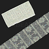5Yards Polyester Flower Lace Ribbons with Paillettes OCOR-GF0005-24A-6
