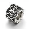 Retro 304 Stainless Steel Grade A Rhinestone Beads STAS-E086-01AS-2