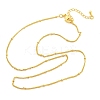 2MM Brass Satellite Chain Necklaces for Women NJEW-D302-49G-5