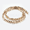 Non-magnetic Synthetic Hematite Beads Strands G-P338-24A-3x6mm-KCG-2