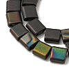 Electroplated Non-magnetic Synthetic Hematite Beads Strands G-C106-A01-06-3