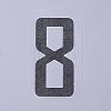 Number Iron On Transfers Applique Hot Heat Vinyl Thermal Transfers Stickers For Clothes Fabric Decoration Badge DIY-WH0148-43H-2