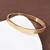 304 Stainless Steel Hinged Bangles for Women BJEW-B161-08G-3