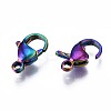 Ion Plating(IP) 304 Stainless Steel Lobster Claw Clasps STAS-S119-004-4