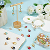 50Pcs Transparent Glass Pendants FIND-SP0004-02-3