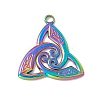 Ion Plating(IP) 304 Stainless Steel Pendants STAS-K242-10M-1