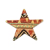 Geometric Alloy Sheet Printed Pendant Earrings Accessories PALLOY-E139-01G-01-1