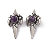 Natural Amethyst Pendants KK-A173-16AS-01-3
