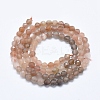 Natural Multi-Moonstone Beads Strands G-D0013-44-2