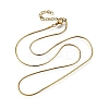1.2MM 304 Stainless Steel Snake Chain Necklaces for Women Men STAS-V011-04B-G-4