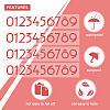 Waterproof Self Adhesive Craft Stickers DIY-GF0002-59C-04-4