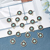 Rack Plating Alloy Enamel Pendants FIND-SC0003-84-4