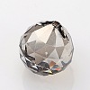 Faceted Round Glass Pendants GLAA-O008-F-2