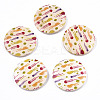 Fruit Seris Printed Wood Pendants WOOD-S045-103A-08-1