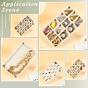 18 Grids Rectangle Wood Covered with Velvet Jewelry Trinket Display Trays LS-AJEW-WH20054-062H-01-5