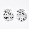 Non-Tarnish 201 Stainless Steel Pendants STAS-Q240-021P-1