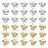 48Pcs 2 Colors Rack Plating Eco-friendly Alloy Crystal Rhinestone Butterfly Charms FIND-HY0003-77-1