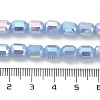 Imitation Jade Glass Beads Strands EGLA-D030-05B-4