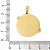 304 Stainless Steel Charms STAS-M341-02G-04-3