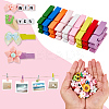DIY Wooden Clips Making Kits DIY-SP0005-10-5