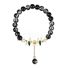 Glass Bead Charm Bracelets BJEW-YW00007-05-1