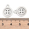 4-Hole Button Tibetan Style Zinc Alloy Charms LS-TIBEP-R334-167AS-RS-2