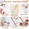 1 Set Wooden 2-Ring Loose Leaf Binder Postcard Phote Album Cover DIY-SD0001-02A-4