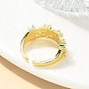 304 Stainless Steel Criss Cross Rings LS-RJEW-B109-08G-01-3