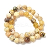 Natural Yellow Opal Beads Strands G-I213-18-10mm-6