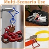 15Pcs Spray Painted Alloy Swivel Lobster Claw Clasps FIND-YW0010-11-6